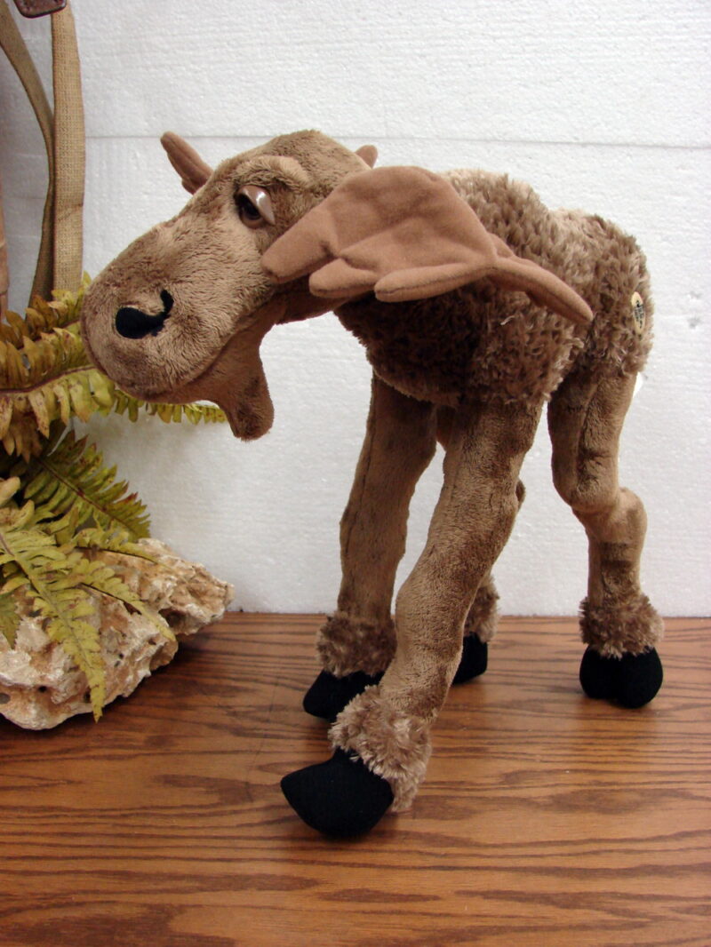 Big Sky Carvers Bearfoots Mooses Plush Bendable Posable Long Leg Moose, Moose-R-Us.Com Log Cabin Decor