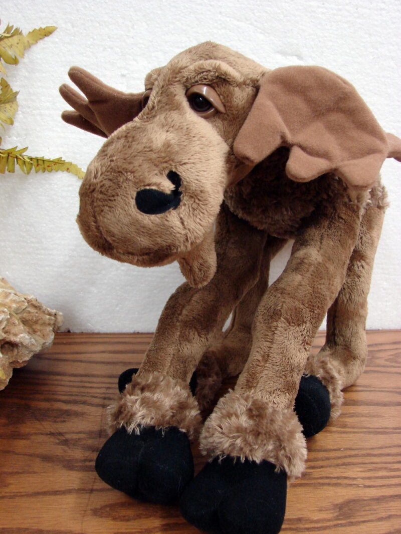 Big Sky Carvers Bearfoots Mooses Plush Bendable Posable Long Leg Moose, Moose-R-Us.Com Log Cabin Decor