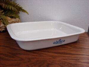 Corning Ware Blue Cornflower A-76 Large Open Roaster Lasagna Baking Dish 14x12