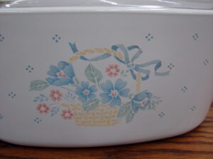 Vintage Corning Ware Country Cornflower Corning Oven Microwave Accessories