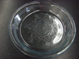 Vintage Fire King Sapphire Blue Philbe Pie Plate Two Sizes
