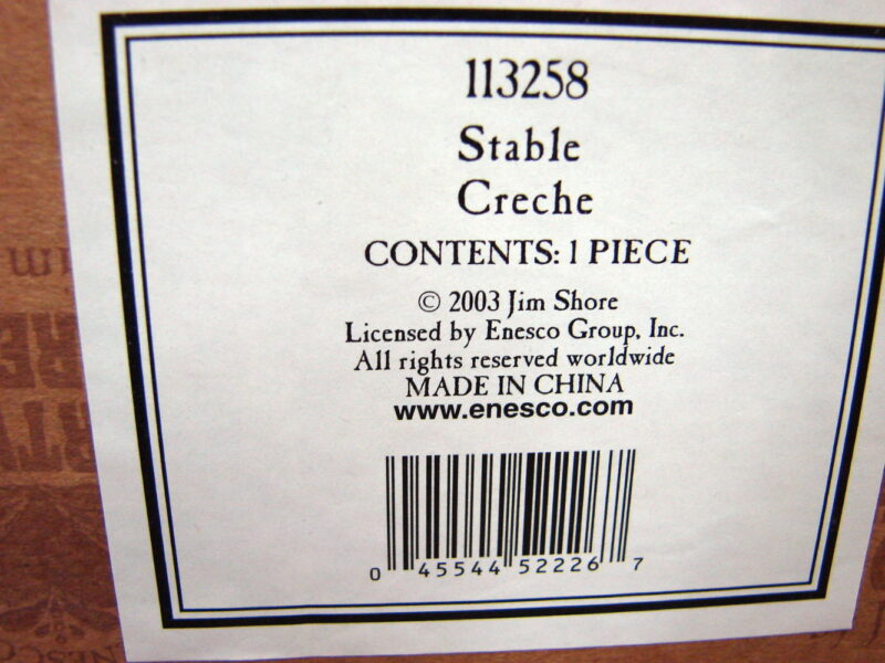 Jim Shore Heartwood Creek Stable Creche NIB #113258 Holy Family Nativity, Moose-R-Us.Com Log Cabin Decor