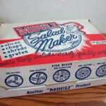 Vintage Mouli Julienne Salad Maker Complete Box Shred Dice Grate Chop Slice - Image 2