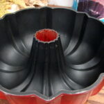 Scandinavian Nordic Ware Heavy Duty Aluminum Bundt Pan w/ Box Flame Red - Image 2