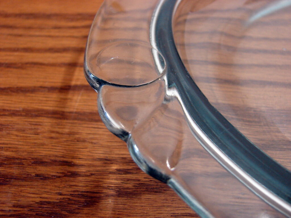 Vintage PYREX 812 Blue Tint Oval Glass Broiler Serving Platter Moose