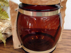 Siesta Ware Glass Hawaiian Tiki Mugs Wood Handle Barrel and Tankard, Moose-R-Us.Com Log Cabin Decor