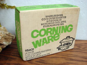 Brand New in Box Vintage Corning Ware Spice of Life 1 Quart Casserole w/ PYREX Glass Lid