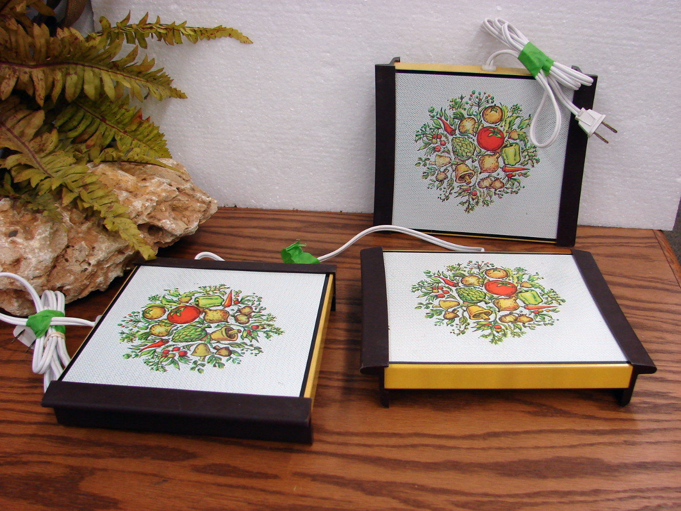 Vintage Jasco Corning Ware Spice of Life Electric Warm-O-Tray Hot Plate Casserole Size