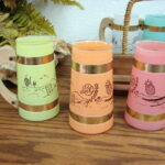 Siesta Ware Tiki Steins Beverage Mugs W/ Wood Outrigger Canoe Carrier - Image 2