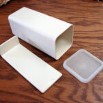 Tupperware Butter Cracker Cheese Keeper Container Holder USA 3 Pc Set #1829