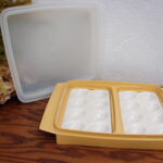 Tupperware Deviled Egg Keeper #723 Storage Container 4 Pc Complete