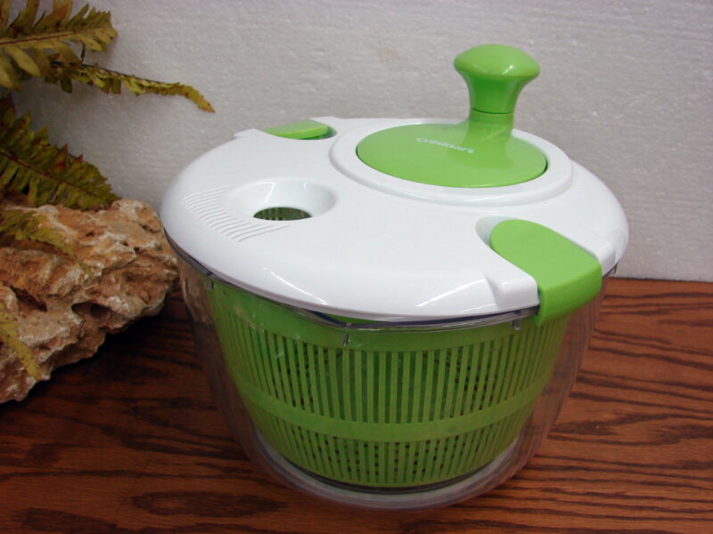 Cuisinart Salad Spinner 5 Qt Fast Vegetable Dryer for Greens Herbs Fruits, Moose-R-Us.Com Log Cabin Decor
