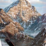 Rick Kelley Framed Matted Artwork Liberty's Flight Statue of Liberty in Mountain Eagle - Image 2