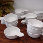 16 Vintage Corning Grab It Handled Ramekin P-150 White CorningWare