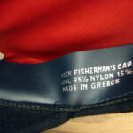 Vintage Authentic Wool Greek Fishermans Navy Hat Aegean 7 1/4 Made Greece - Image 3