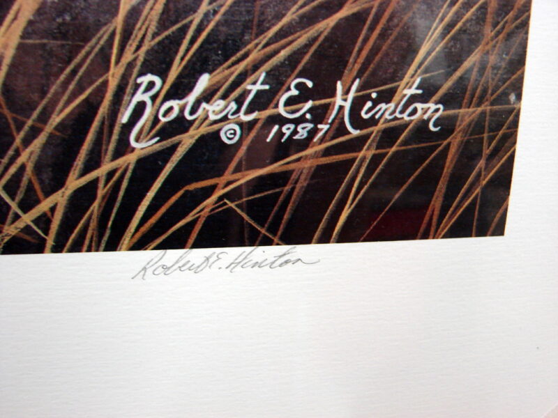 Robert Hinton Artwork Untouchables Pheasant Conservation Edition 50/200, Moose-R-Us.Com Log Cabin Decor