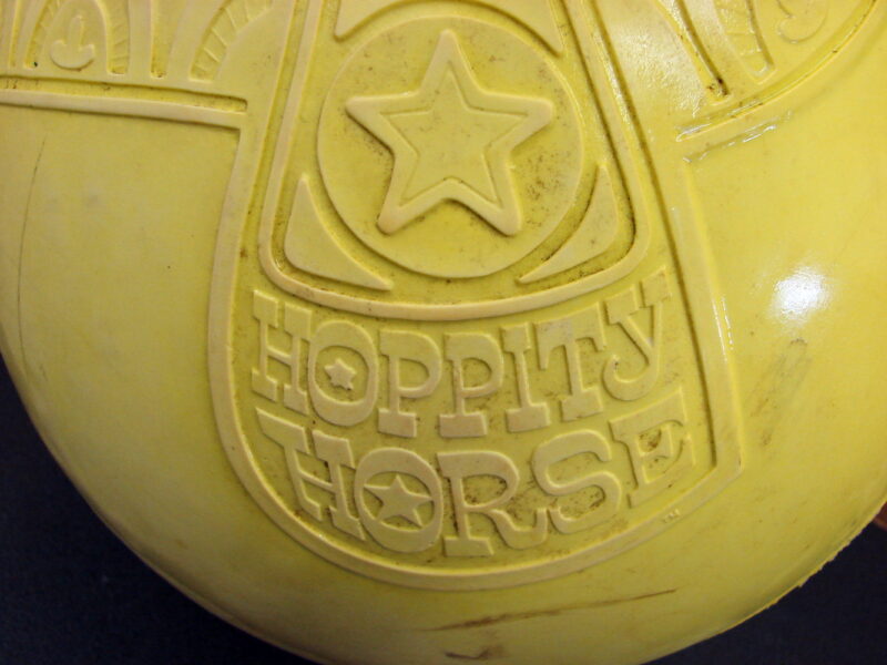Vintage 1960&#8217;s Rubber Vinyl Hoppity Horse Bouncing Toy Holds Air, Moose-R-Us.Com Log Cabin Decor
