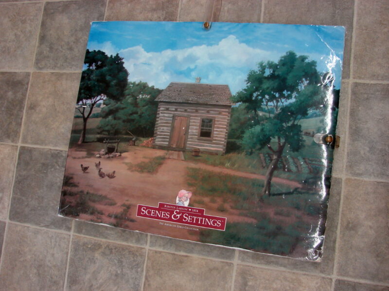 Pleasant Company American Girl 1996 Kirsten&#8217;s World 1854 Scenes &#038; Settings Book, Moose-R-Us.Com Antiques Collectibles Log Cabin Decor