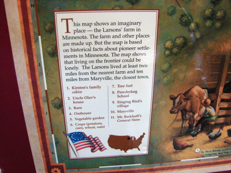 Pleasant Company American Girl 1996 Kirsten&#8217;s World 1854 Scenes &#038; Settings Book, Moose-R-Us.Com Antiques Collectibles Log Cabin Decor