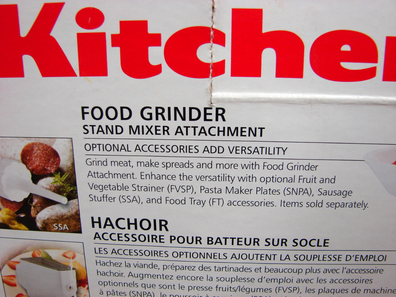 Brand New FGA KitchenAid Food Grinder Attachment Universal Fits All Stand Mixers - Image 3