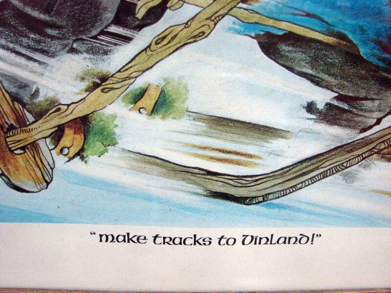 Sturla Kaasa Trolls Artwork Vinland National Center Skiing Troll Norwegian Skiers 1977, Moose-R-Us.Com Log Cabin Decor