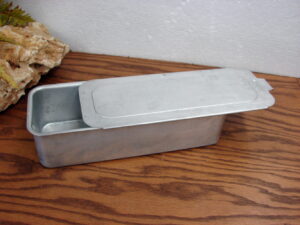 Vintage Mirro Aluminum Sliding Lid Loaf Pan Baking Lasagna Cake 5196M