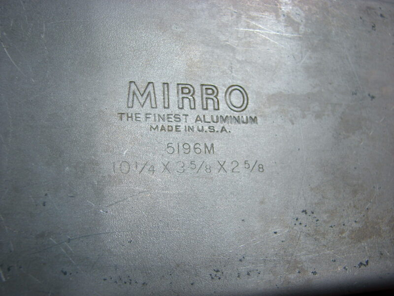 Vintage Mirro Aluminum Sliding Lid Loaf Pan Baking Lasagna Cake 5196M, Moose-R-Us.Com Log Cabin Decor