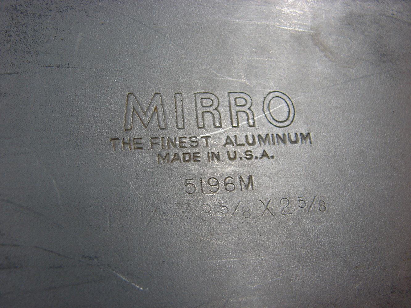 Vintage Mirro Aluminum Sliding Lid Loaf Pan Baking Lasagna Cake 5196M - Image 3