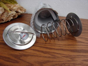 Newha Stainless Steel Meat Press Ham Bacon Minced Patties Thermometer Boiler Tube