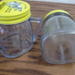Vintage Osterizer 3 3/4" Mini Blend & Store 8 oz Plastic Container Metal Lid - Image 2