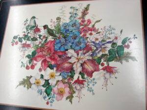 Spode Pimpernel England Cork Backed Acrylic Finish Placemat Set/4 New in Box