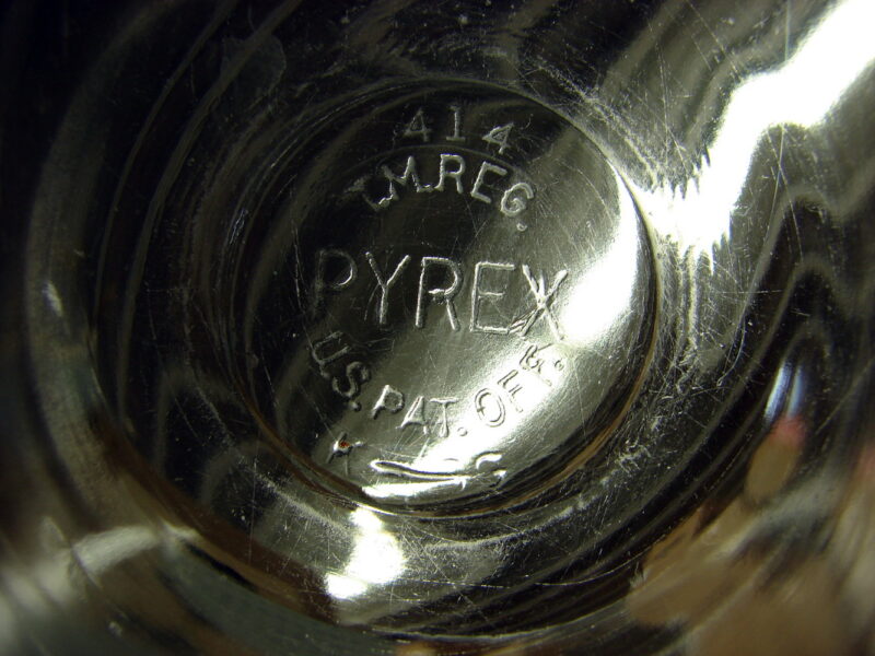 Vintage PYREX Clear Glass #414 Custard Cup Set/3, Moose-R-Us.Com Log Cabin Decor