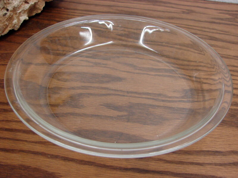 Vintage PYREX #208 Traditional Glass Tart Pie Plate Clear 8 Inch, Moose-R-Us.Com Log Cabin Decor