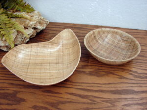 Vintage MCM Burlap Raffia Ware Cambro Bowl Platter Boho Style