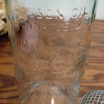 Vintage Wesson Oil Quick Mayonnaise Maker Complete Embossed Glass Jar - Image 3