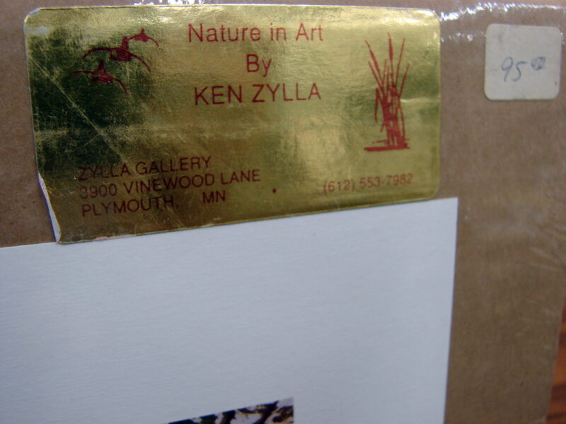 Ken Zylla Artwork Superior National Forest Moose Signed Numbered 443/2800, Moose-R-Us.Com Log Cabin Decor