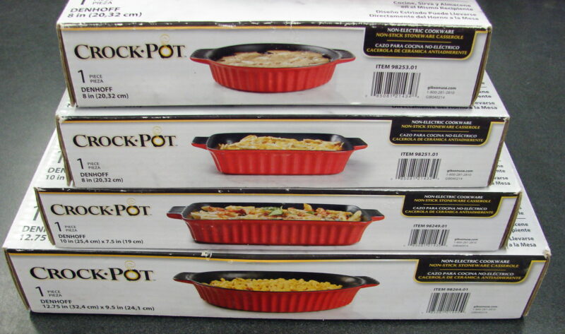 Brand New Crock Pot Brand Heavy Duty Nonstick Stoneware Cookware Casserole, Moose-R-Us.Com Antiques Collectibles Log Cabin Decor
