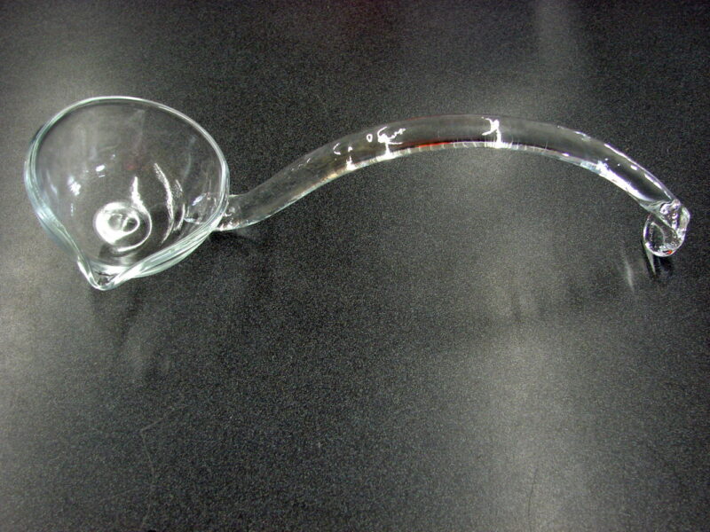 Fostoria Glass Crystal Punch Bowl Ladle w/ Pour Spout 13” #143779, Moose-R-Us.Com Log Cabin Decor