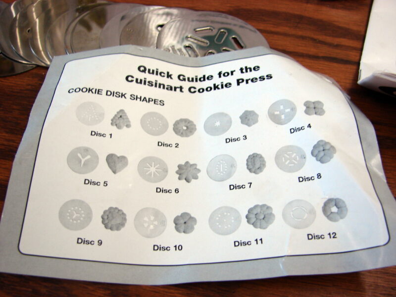 Cuisinart Electric Cookie Press 12 Discs Tested Working CCP-10, Moose-R-Us.Com Log Cabin Decor