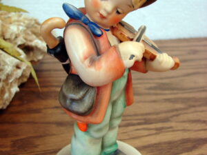 Vintage Hummel Fiddle Player Little Fiddler West Germany Figurine 6"
