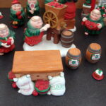 Dept 56 Retired Monk Merry Makers 24 Pc Set Cider Mill Maxwell Mixer Trees - Image 5