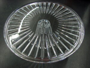 Retired Mikasa Park Lane Crystal Pedestal Cake Stand Display