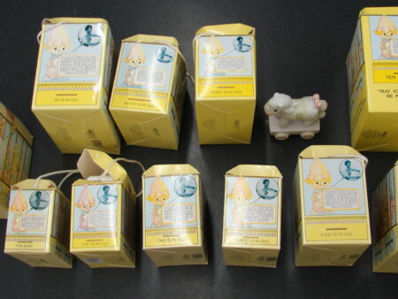 Precious Moments Birthday Train Baby-10 Plus Clown Boxes