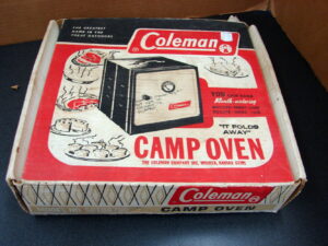Vintage Coleman Camp Oven 5010A700 With Box Instructions Folding Camping Stove
