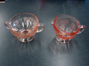Vintage Hazel Atlas Moderntone 1940&#8217;s Depression Glass Dinnerware, Moose-R-Us.Com Log Cabin Decor