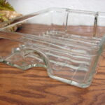 Vintage Embossed Glass Refrigerator Tray MEATS 12 x 9" - Image 3