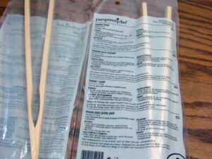 Brand New Pampered Chef #2571 Bamboo Wood Kitchen Toaster Tongs