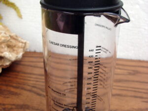 The Pampered Chef Dressing Recipe Measure Mix Pour #2265 16 oz