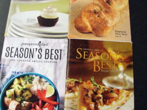 The Pampered Chef Seasons Best Recipe Booklets 2002 2018 Set/4