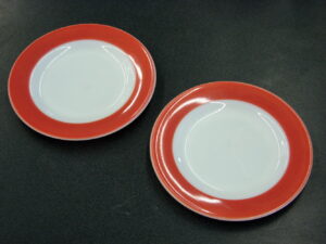 Vintage Pyrex Flamingo Pink Coral Ring 8 1/4" Plate